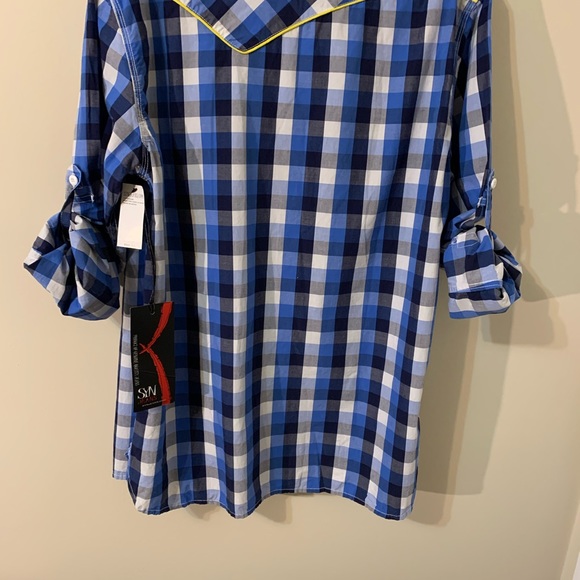 Syn Jeans Men’s Snap Front Shirt - Picture 10 of 16
